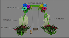 西双版纳万达乐园美陈